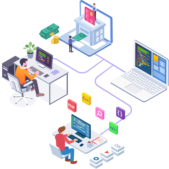 Banking Tech Illustration